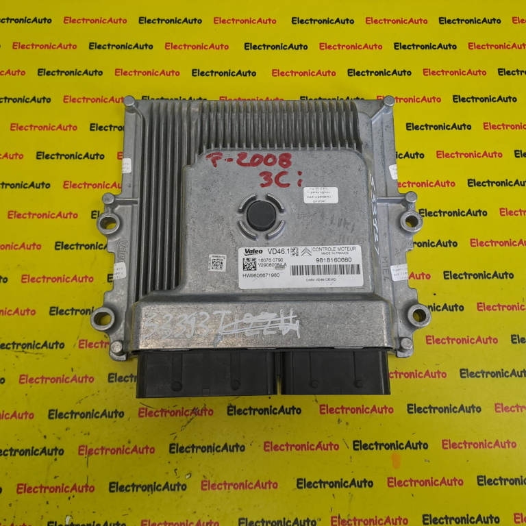 Calculator Motor VALEO PEUGEOT 208 9818160080, 9806671980