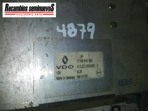Calculator Motor VDO RENAULT SAFRANE 7700816342 / 4122210060017700816342 / 412221006001