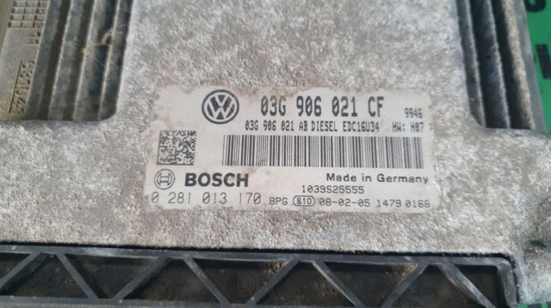 Calculator motor Volkswagen EOS (2008-2015) 0281013170