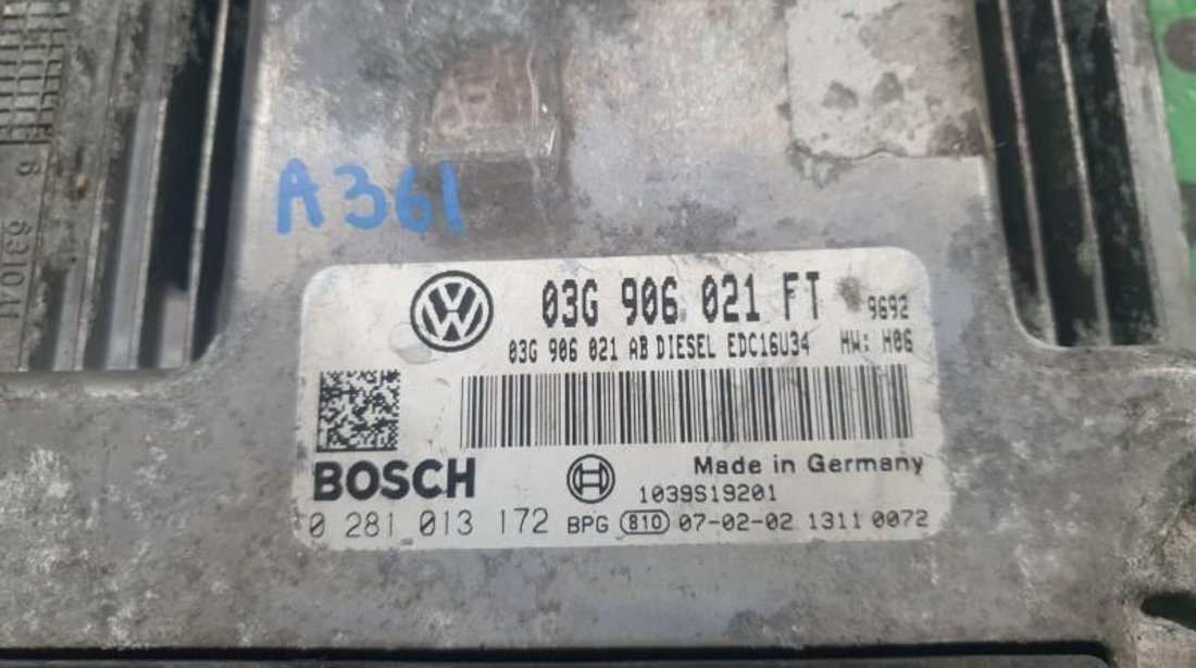 Calculator motor Volkswagen EOS (2008-2015) 0281013172