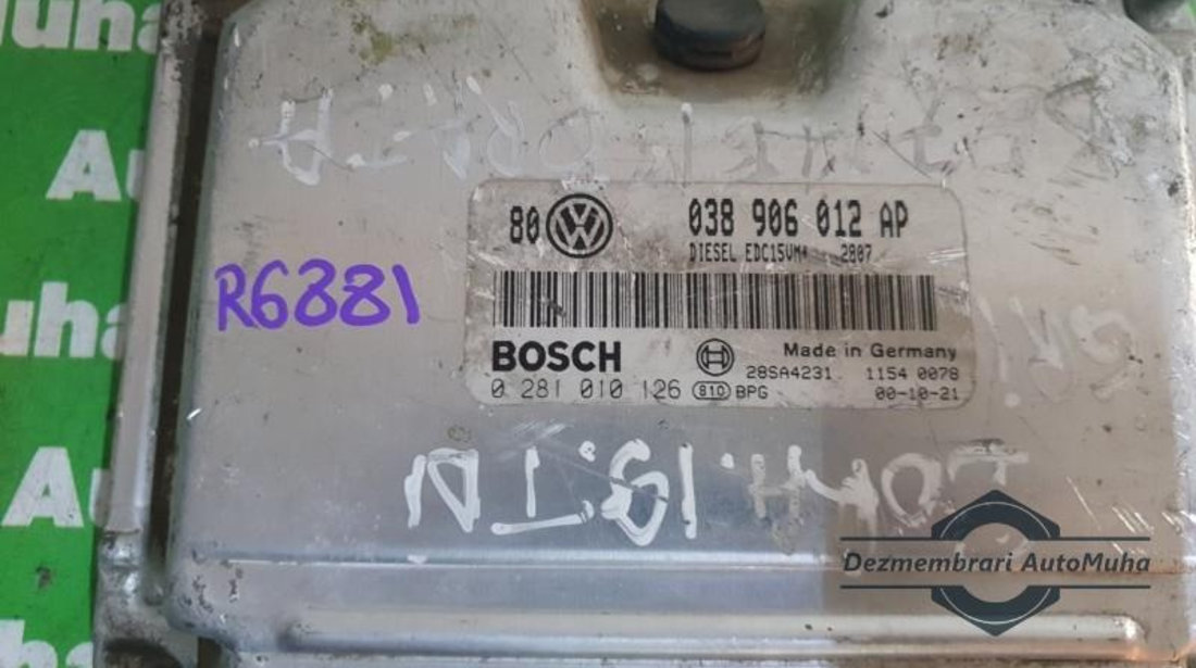 Calculator motor Volkswagen Golf 4 (1997-2005) 0281010126