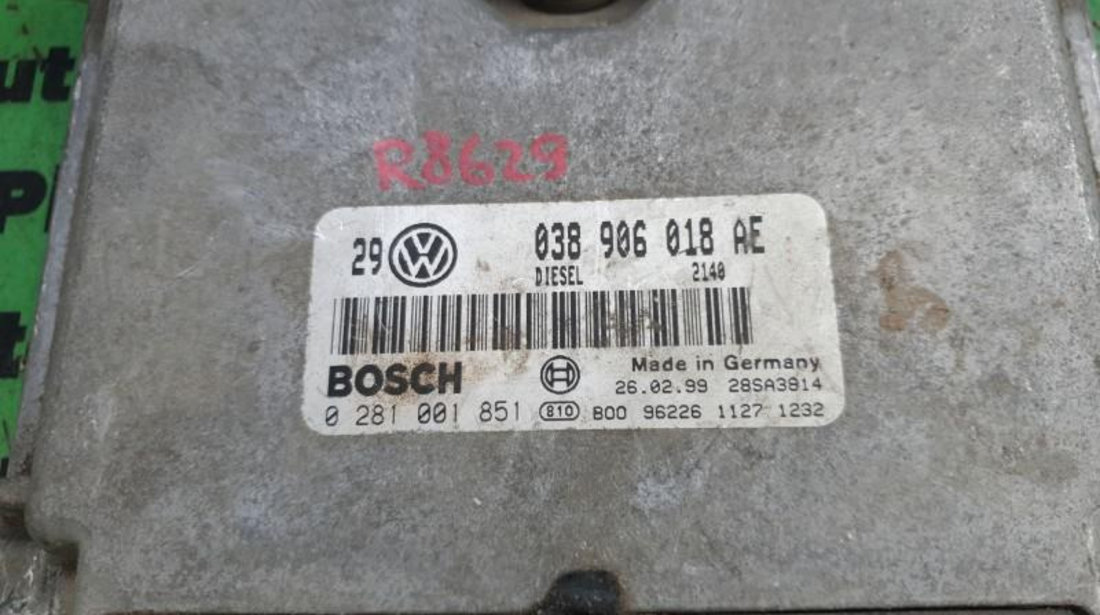 Calculator motor Volkswagen Golf 4 (1997-2005) 0281001851
