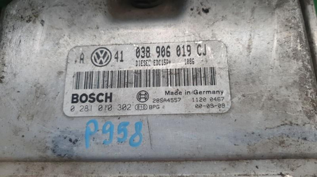Calculator motor Volkswagen Golf 4 (1997-2005) 0281010302
