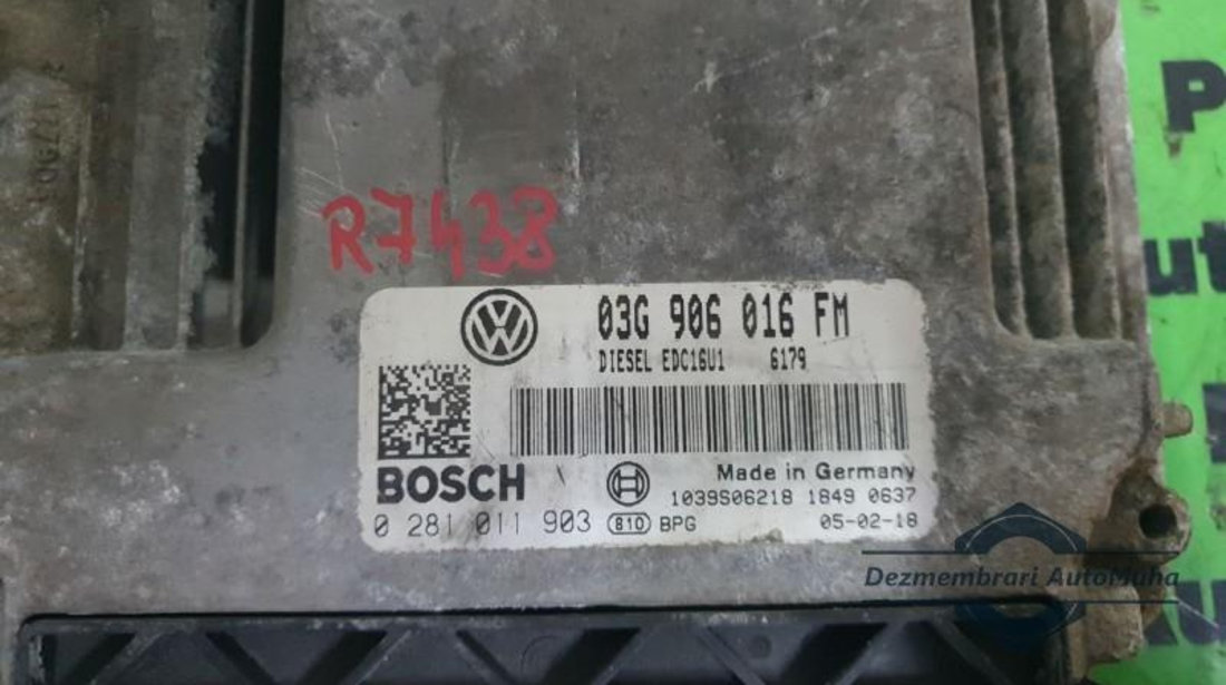 Calculator motor Volkswagen Golf 5 (2004-2009) 0281011903