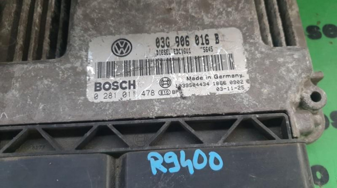 Calculator motor Volkswagen Golf 5 (2004-2009) 0281011478