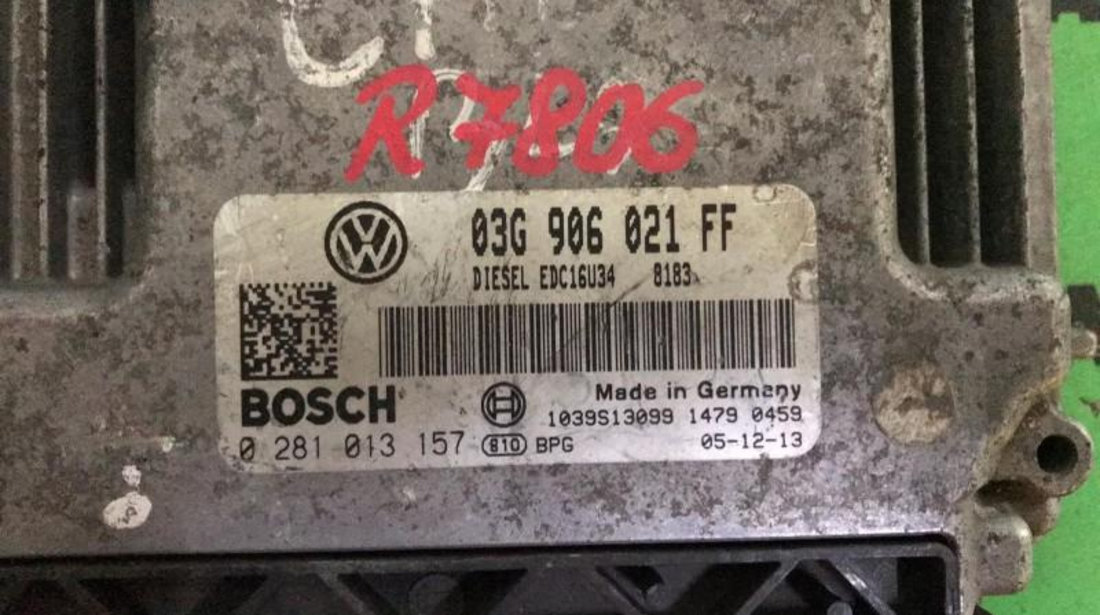 Calculator motor Volkswagen Golf 5 (2004-2009) 0281013157