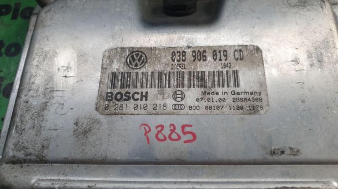 Calculator motor Volkswagen Passat B5 (1996-2005) 0281010218