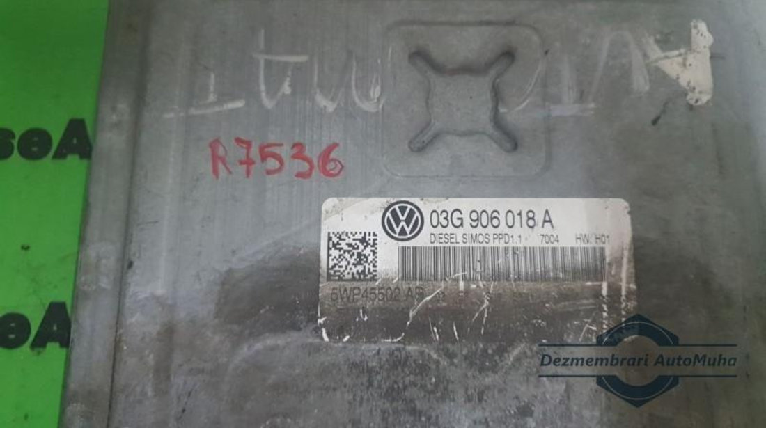 Calculator motor Volkswagen Passat B6 3C (2006-2009) 03g906018a