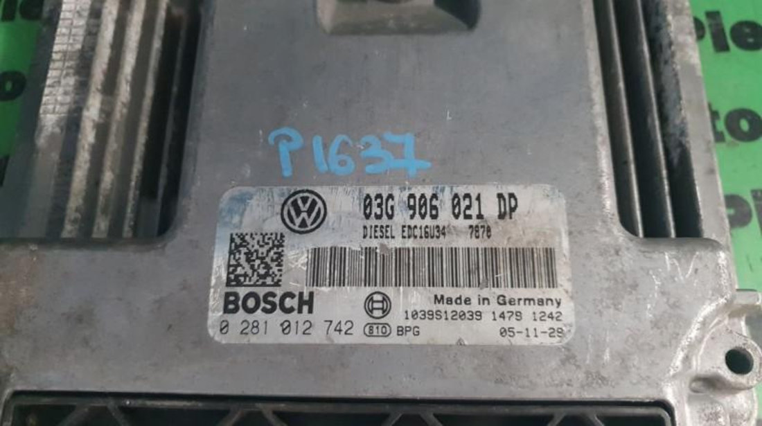 Calculator motor Volkswagen Passat B6 3C (2006-2009) 0281012742