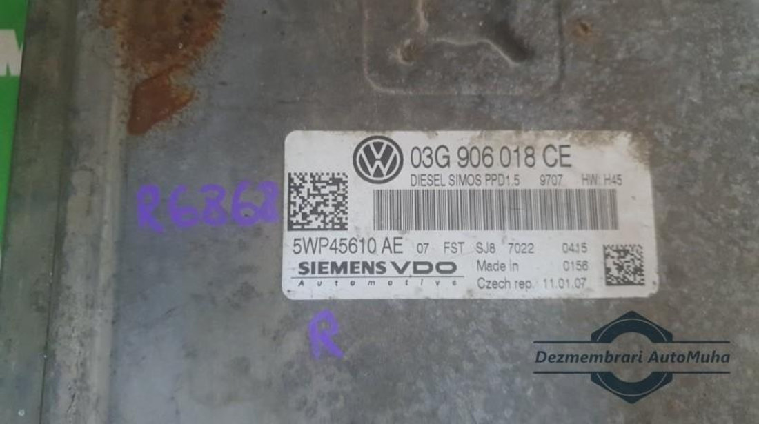 Calculator motor Volkswagen Passat B6 3C (2006-2009) 03g906018ce