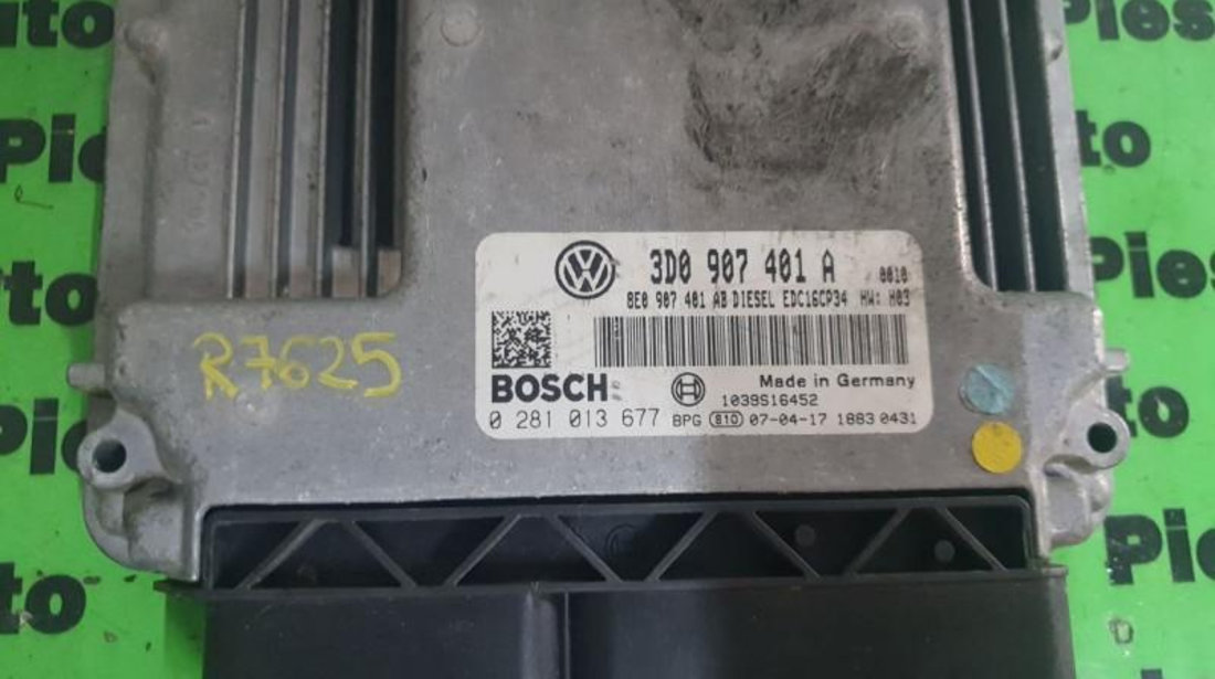 Calculator motor Volkswagen Phaeton (2002->) 0281013677