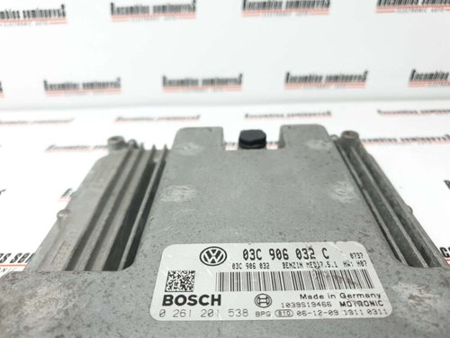 Calculator Motor VOLKSWAGEN TOURAN, 0261201538, MED1751, 03C906032C, 03C906032,