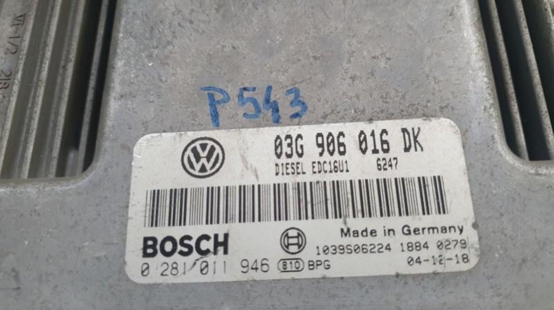 Calculator motor Volkswagen Touran (2003->) 0281011946