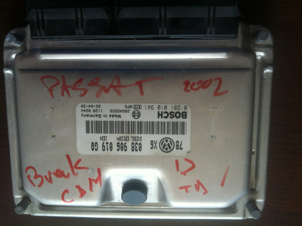 Calculator motor Volkswagen VW Passat B5.5 [facelift] [2000 - 2005] wagon 1.9 TDI 6MT (131 hp) (3B6)