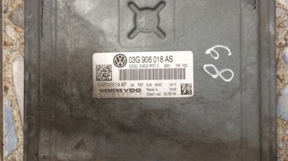 Calculator motor Volkswagen VW Passat B6 [2005 - 2010] Sedan 4-usi 2.0 TDI DSG (170 hp) (3C2)