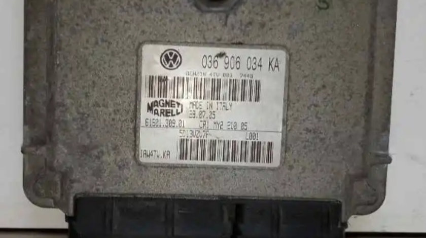 Calculator Motor Volkswagen VW Polo 3, 036906034KA 036906034KA Volkswagen VW Polo 3 6N [facelift] [2000 - 2002] Hatchback 5-usi 1.4 16V MT (75 hp)