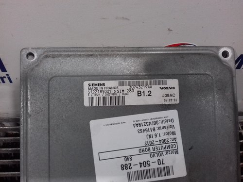 CALCULATOR MOTOR VOLVO S40 S40 1.6 INJ - (2004 2012)