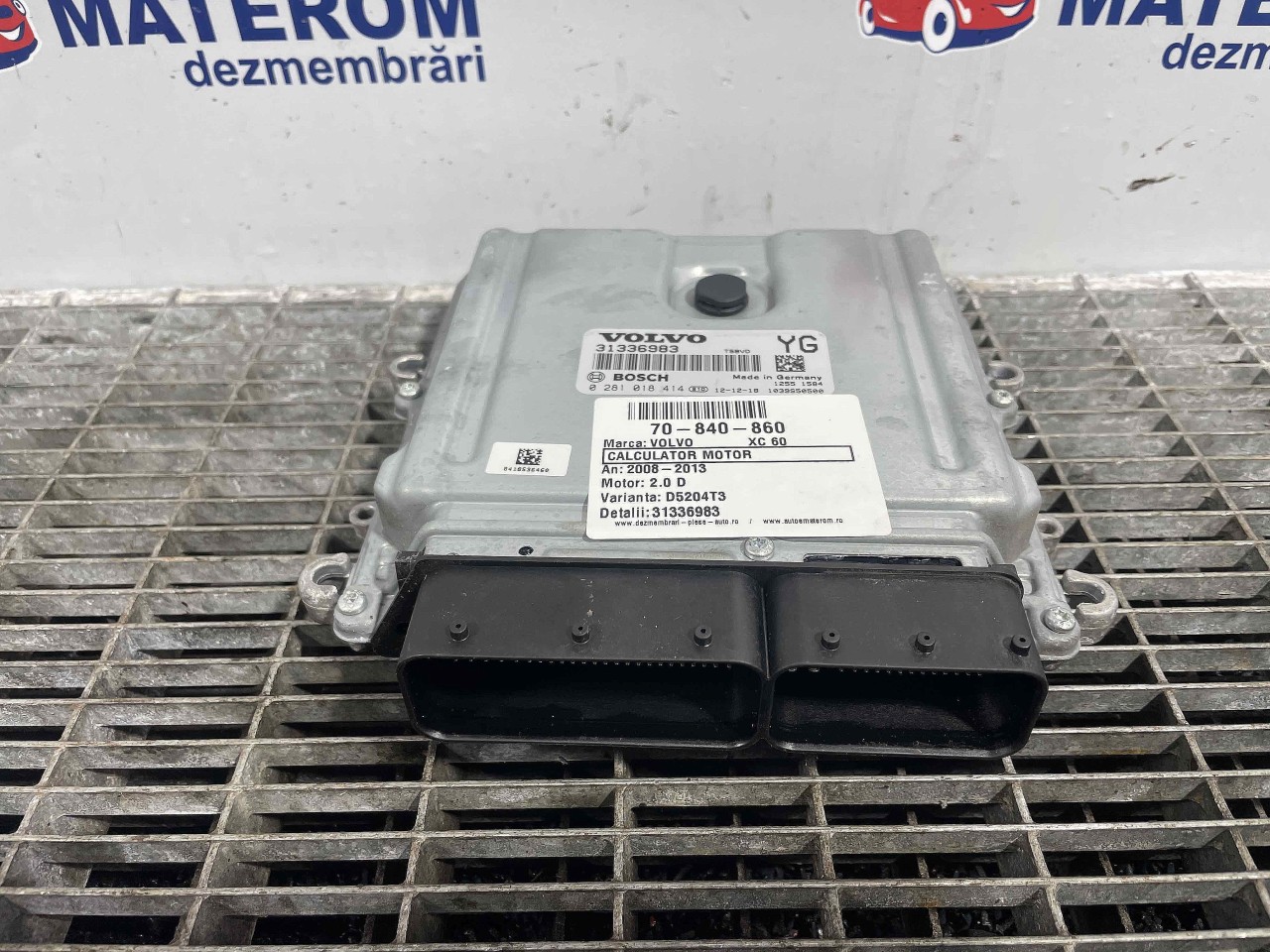 CALCULATOR MOTOR VOLVO XC 60 XC 60 2.0 D - (2008 2013)