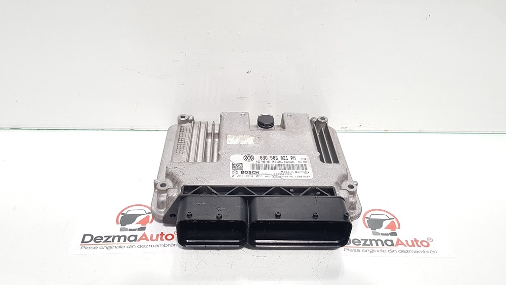 Calculator motor, Vw Golf 5 (1K1) 1.9 tdi, cod 03G906021PM, 0281014061 (id:239103)