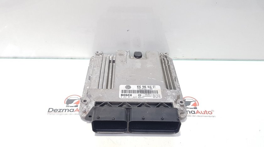 Calculator motor, Vw Golf 5 (1K1) 2.0 tdi, cod 03G906016ET, 0281011843 (id:299123)