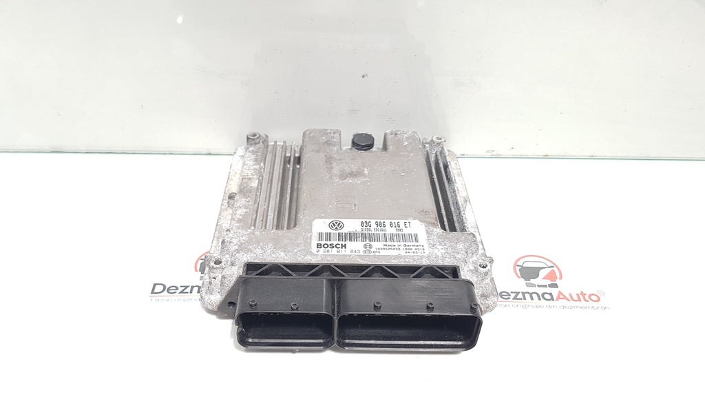 Calculator motor, Vw Golf 5 (1K1) 2.0 tdi, cod 03G906016ET, 0281011843 (id:340566)
