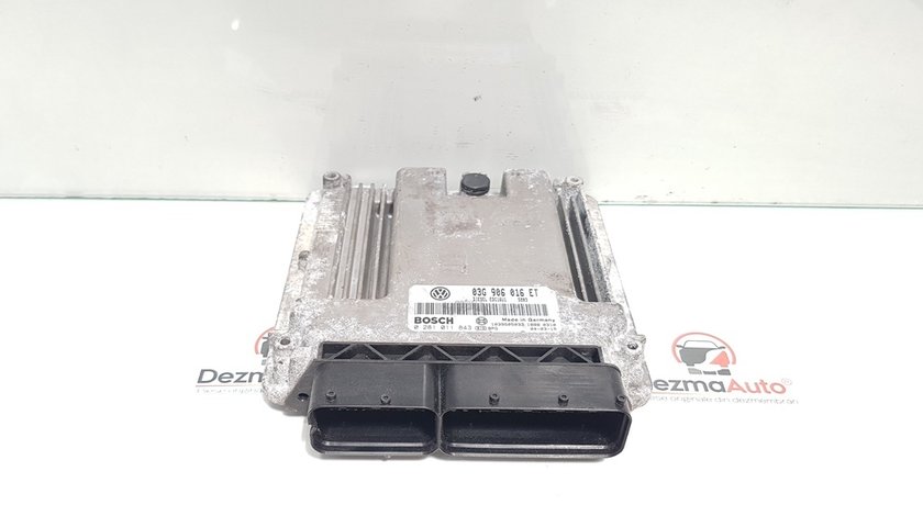 Calculator motor, Vw Golf 5 (1K1) 2.0 tdi, cod 03G906016ET, 0281011843 (id:340566)