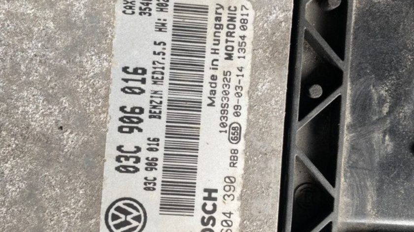 Calculator motor Vw Golf 6 1.4 TSI an 2009 2010 2011 2012 2013 cod motor 03C906016