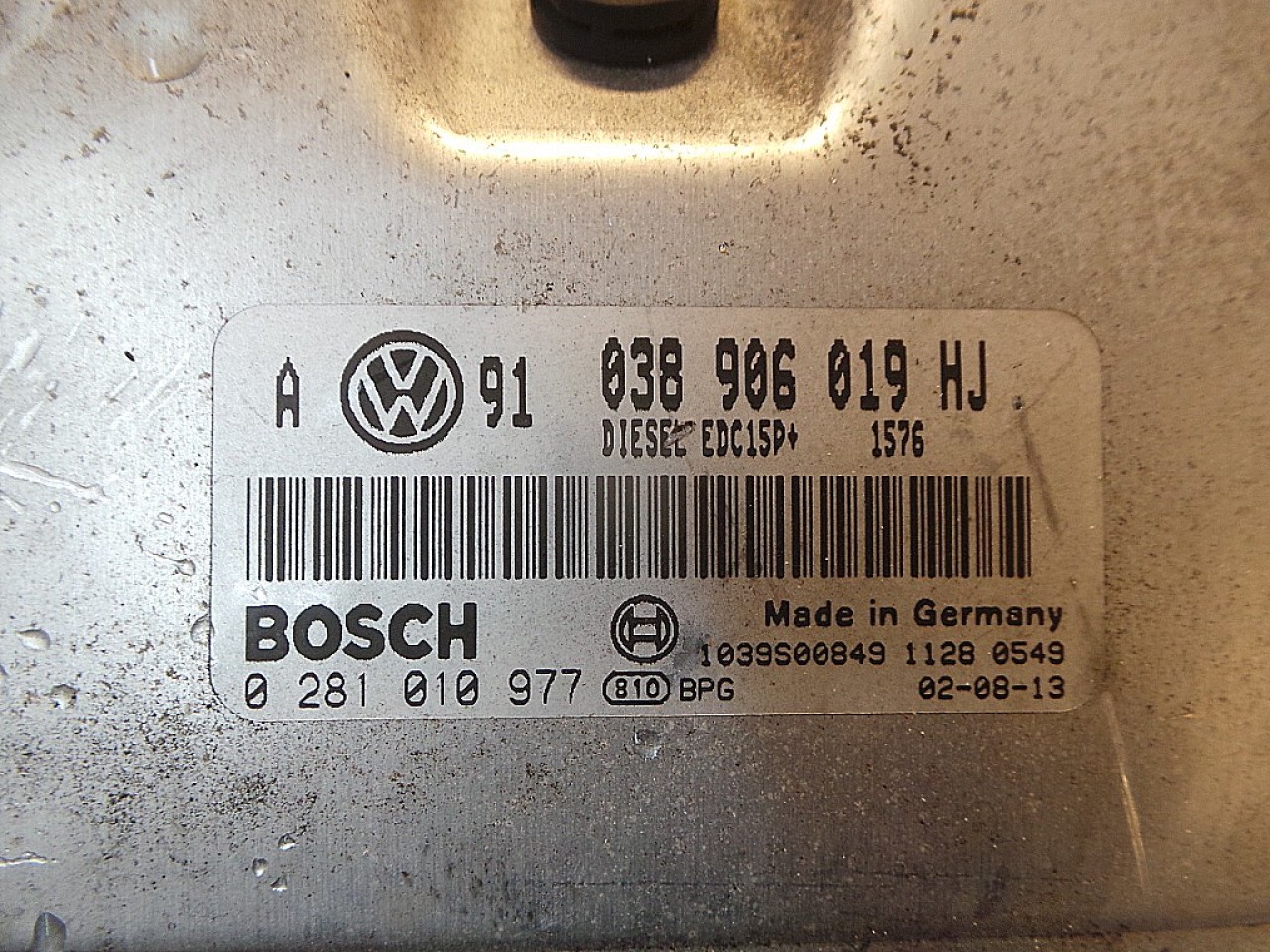 CALCULATOR MOTOR VW GOLF IV 1.9 TDI - (1998 2004)