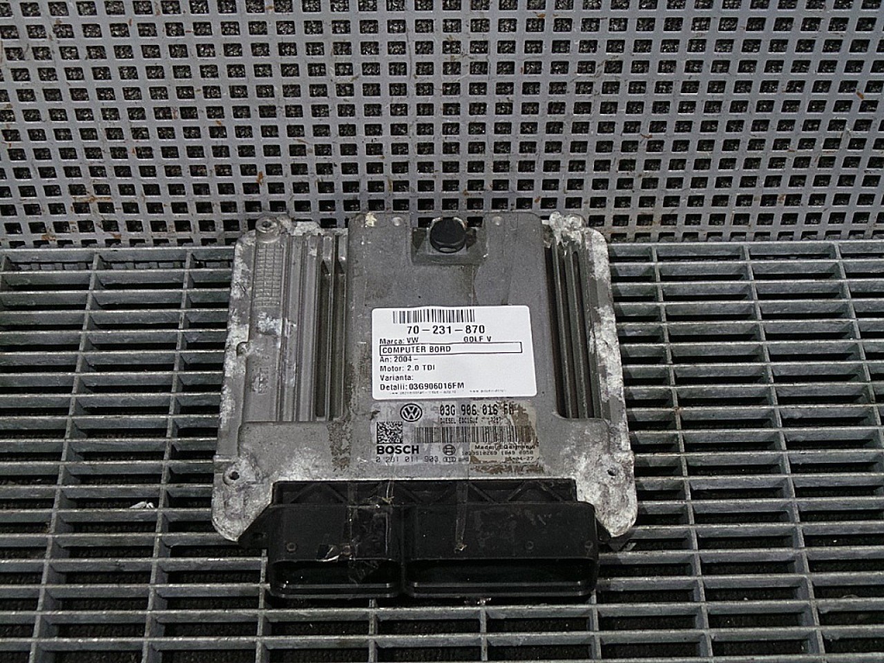 CALCULATOR MOTOR VW GOLF V 2.0 TDI - (2004 2008)