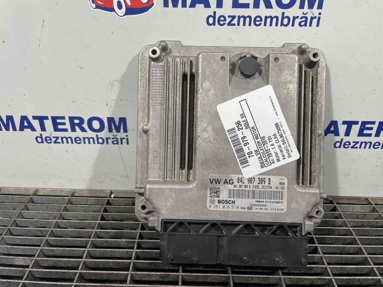 CALCULATOR MOTOR VW GOLF VII 1.6 TDI - (2012 2016)