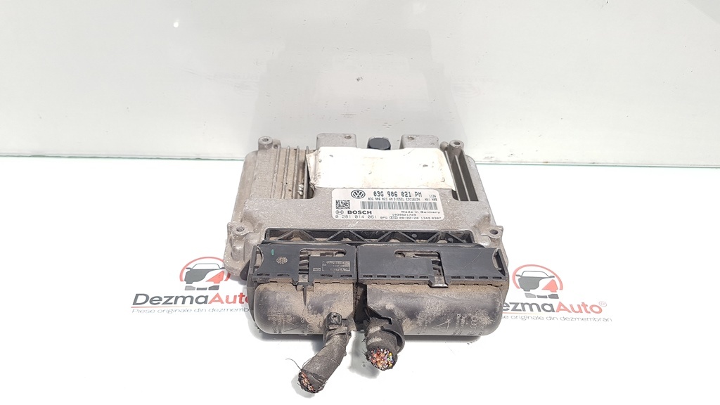 Calculator motor, Vw Jetta 3 (1K2) 1.9 tdi, cod 03G906021PM, 0281014061 (id:266528)