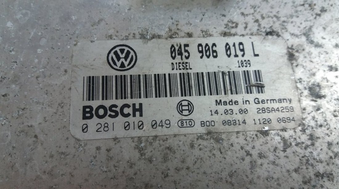 Calculator motor vw lupo 1.4tdi 045906019l 0281010049