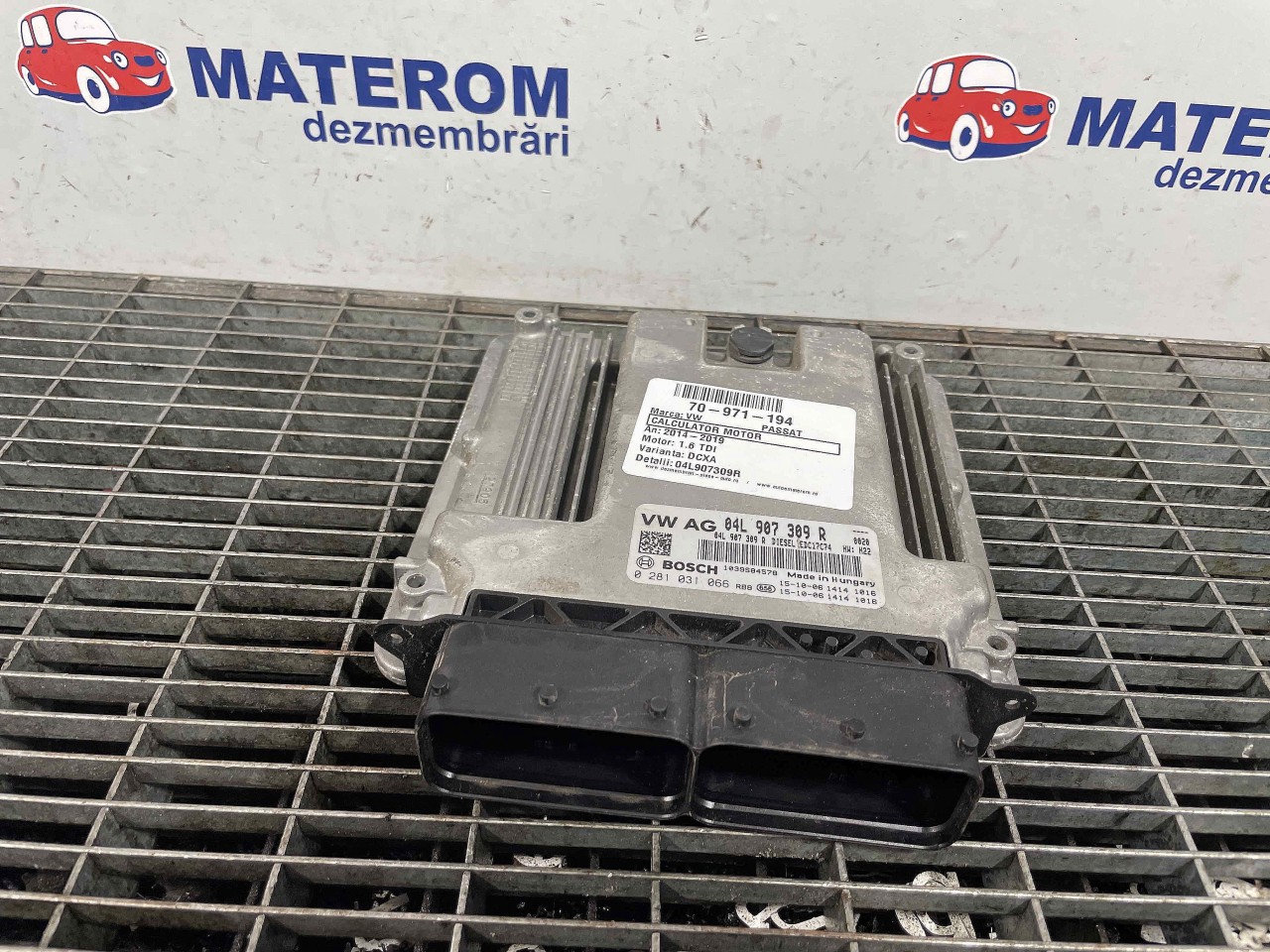 CALCULATOR MOTOR VW PASSAT 1.6 TDI - (2014 2019)