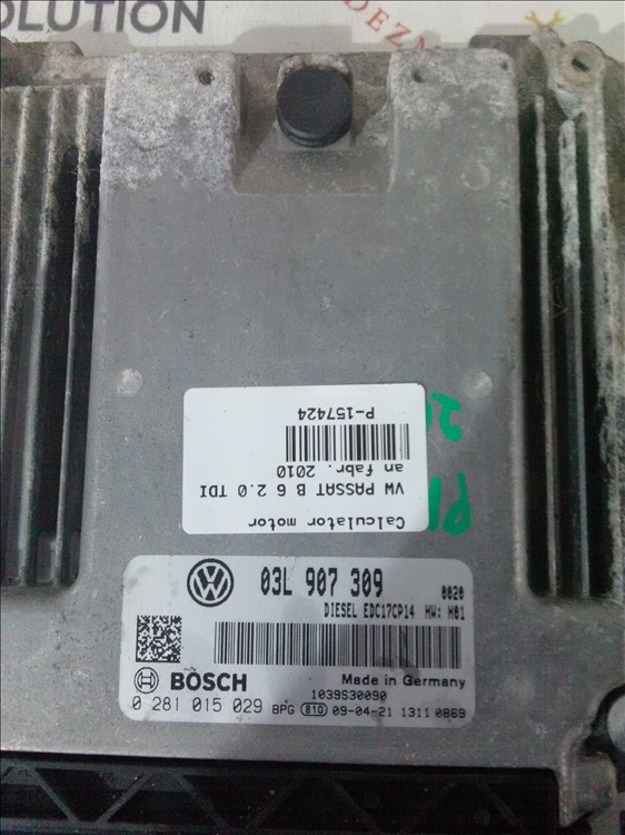 Calculator motor VW PASSAT B 6 2.0 TDI an fabr. 2010