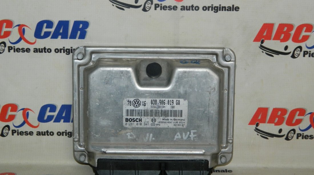 Calculator motor VW Passat B5 1.9 TDI cod: 038906019GQ