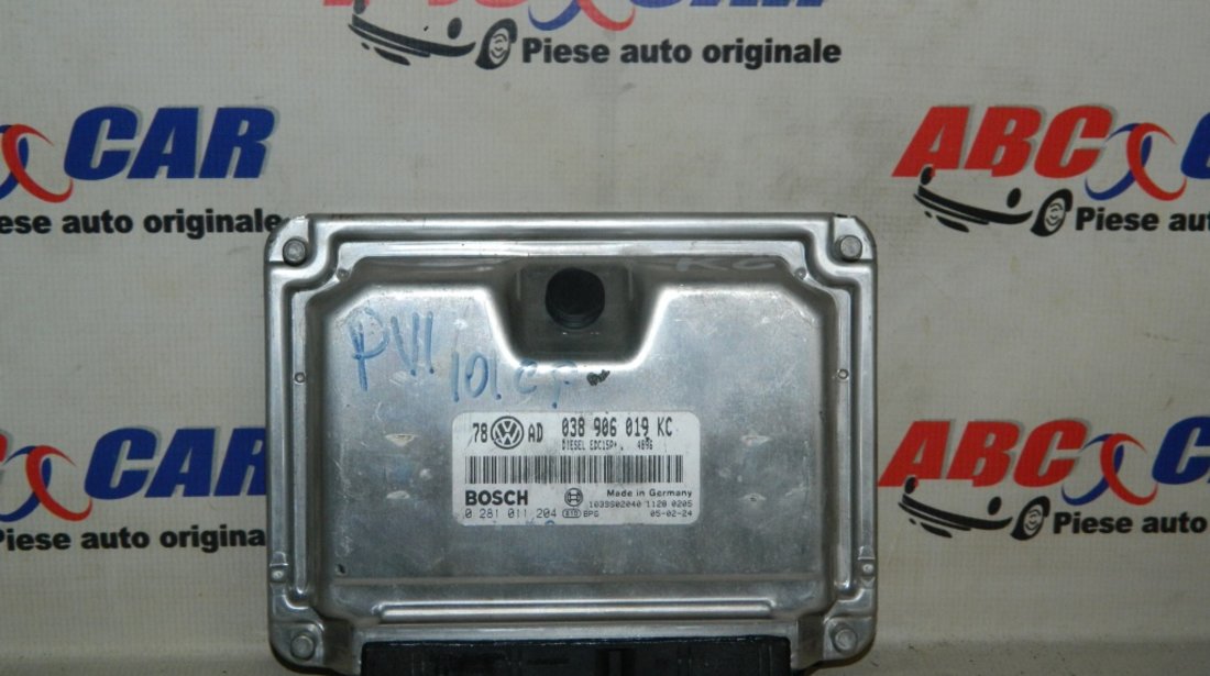 Calculator motor VW Passat B5 1.9 TDI cod: 038906019KC