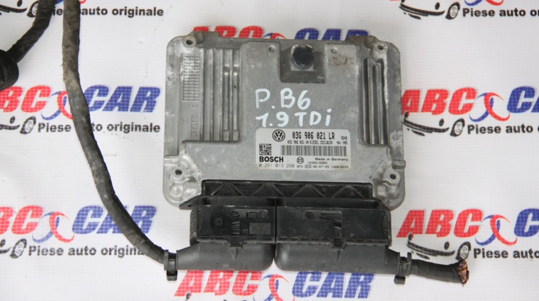 Calculator motor VW Passat B6 1.9 TDI cod: 03G906021LR / 0281013260 model 2007