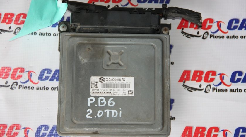 Calculator motor VW Passat B6 2.0 TDI cod: 03G906018FG model 2007