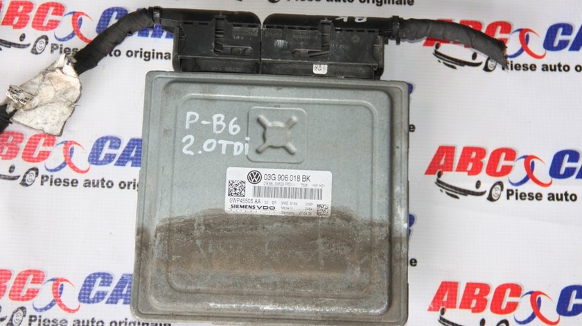 Calculator motor VW Passat B6 2.0 TDI cod: 03G906018BK model 2007