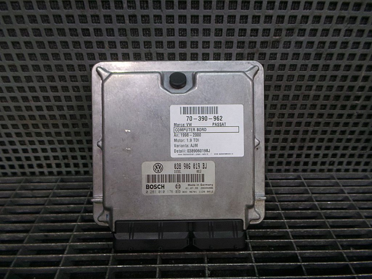 CALCULATOR MOTOR VW PASSAT PASSAT 1.9 TDI - (1997 2000)