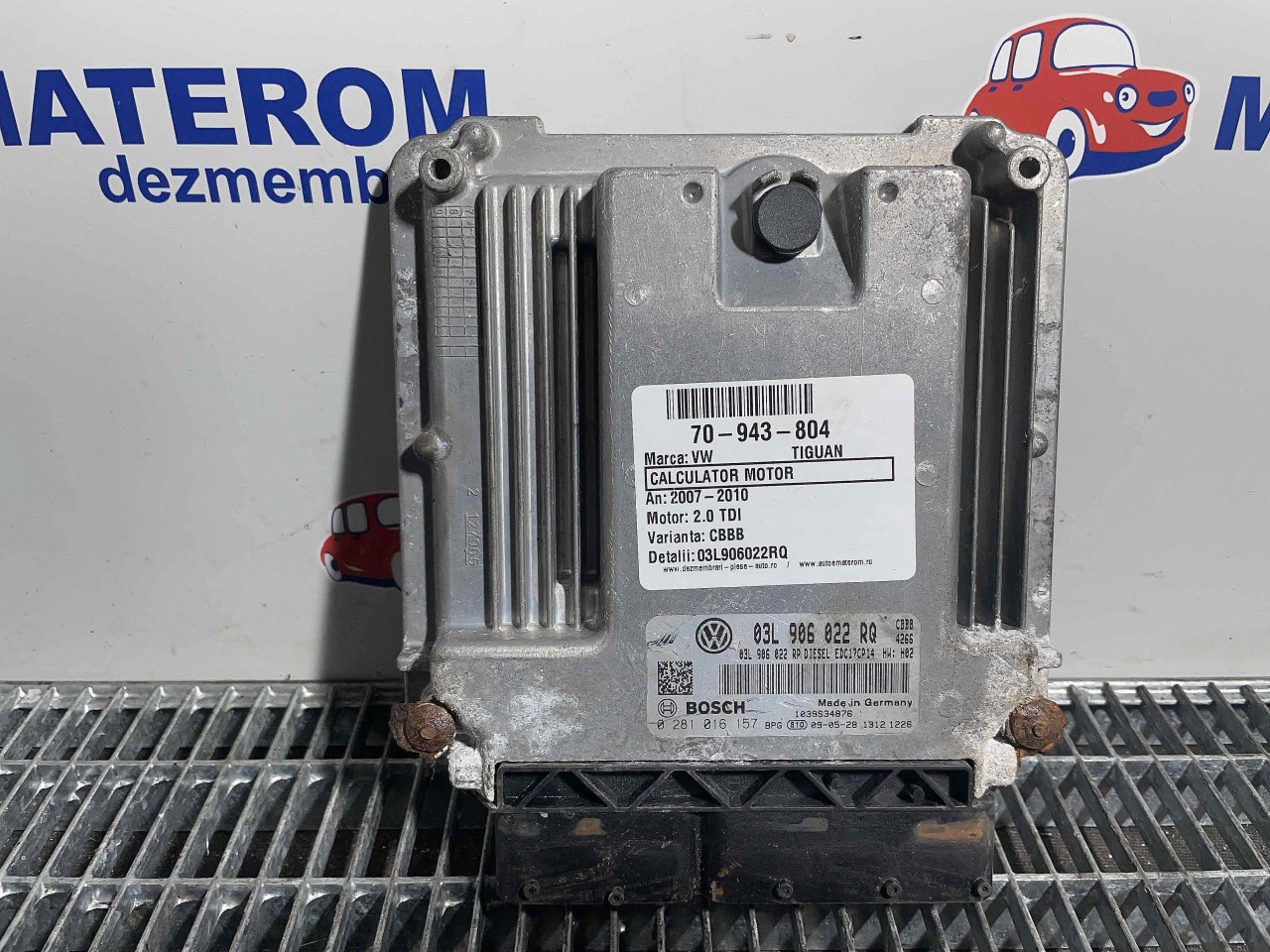CALCULATOR MOTOR VW TIGUAN TIGUAN 2.0 TDI - (2007 2010)