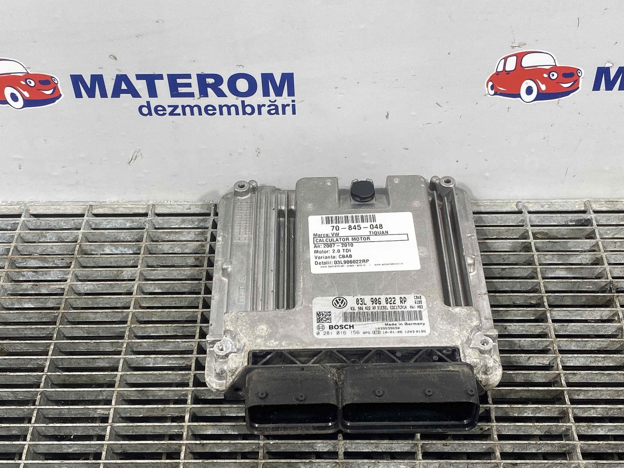 CALCULATOR MOTOR VW TIGUAN TIGUAN 2.0 TDI - (2007 2010)