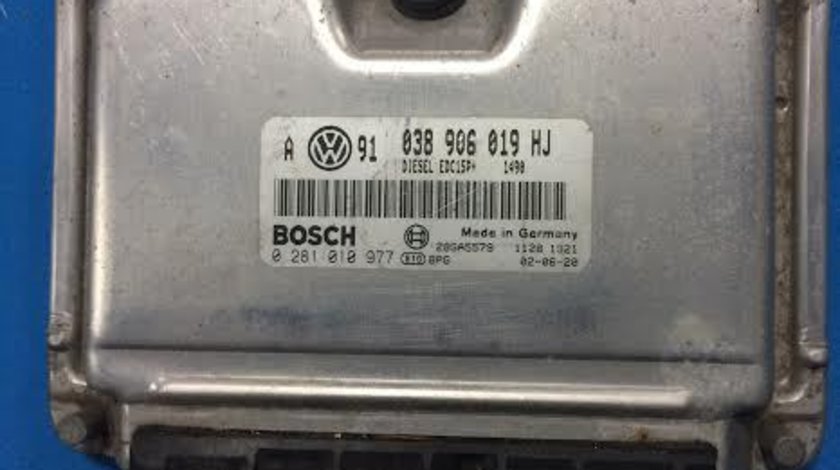 Calculator motor VW Volkswagen Golf 4 1.9 TDI ASZ an 2000 - 2005 cod 038906019HJ