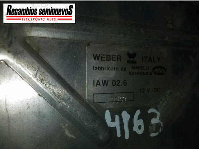 Calculator Motor WEBER FIAT CROMA IAW 02.6 / 9957 / IAW 02 6 9957 / IAW0269957IAW 02.6 / 9957 / IAW 02 6 9957 / IAW0269957