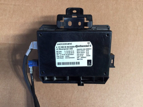 Calculator MULTIMEDIA CONTINENTAL MERCEDES-BENZ Class E A1729000608 / A172 902 27 04 / A1729022704 /...