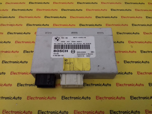 Calculator parcare BOSCH BMW E90 66 21 6 973 115 / 66216973115 / 0 263 004 151 / 0263004151 / 120135...