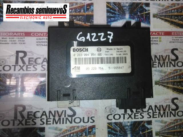 Calculator parcare BOSCH OPEL VECTRA 0 263 004 031 / 0263004031 / 09 229 754 / 09229754 / 5119958470 263 004 031 / 0263004031 / 09 229 754 / 09229754 / 511995847