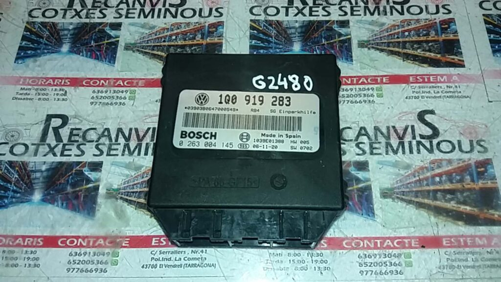 Calculator parcare BOSCH VOLKSWAGEN EOS 0 263 004 145 / 0263004145 / 1Q0 919 283 / 1Q09192830 263 004 145 / 0263004145 / 1Q0 919 283 / 1Q0919283