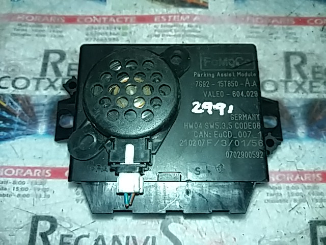 Calculator parcare FORD S-MAX 7G92-15T850-AA / 7G92 15T850 AA / 7G9215T850AA7G92-15T850-AA / 7G92 15T850 AA / 7G9215T850AA