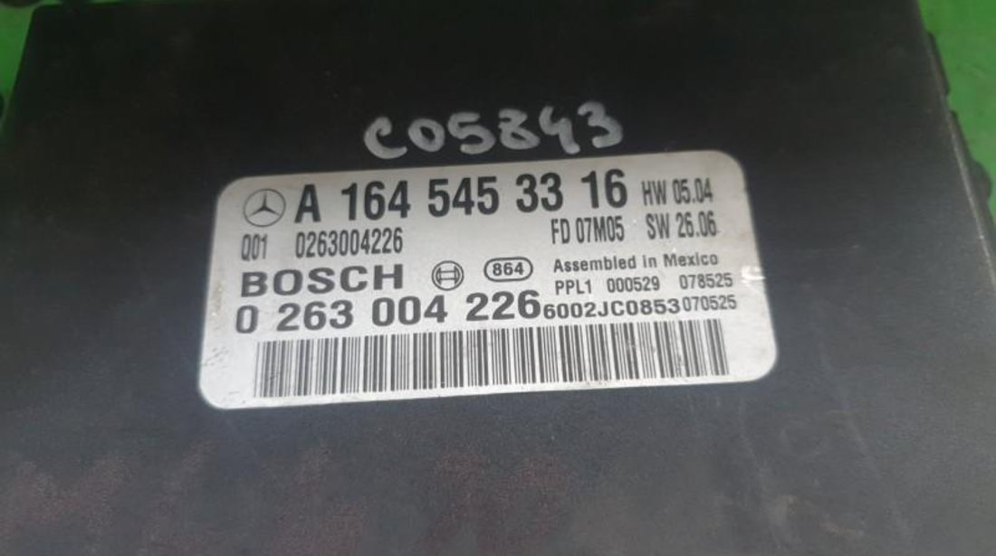 Calculator parcare Mercedes M-Class (2005->) [W164] 0263004226